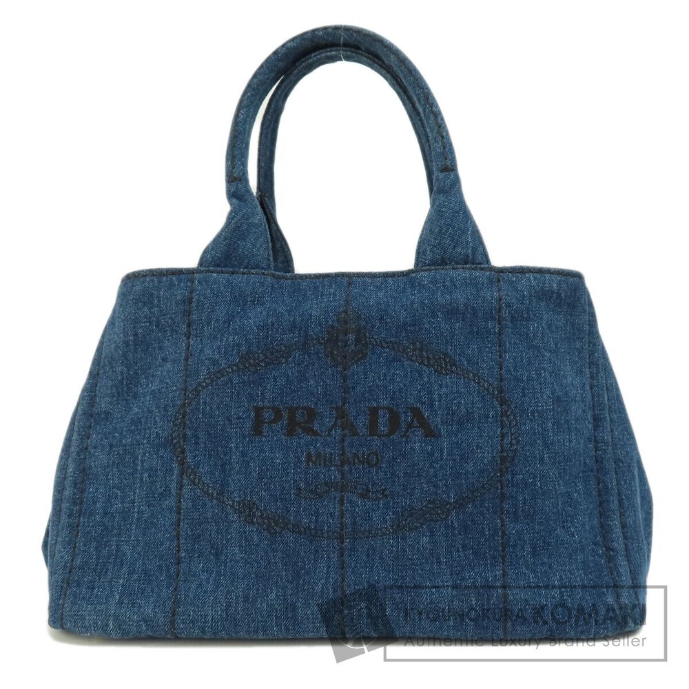 Prada Canapa Tote Bag Denim